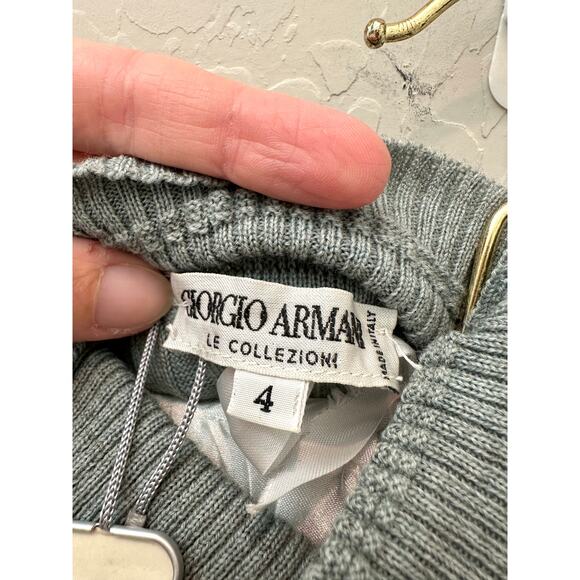 GIORGIO ARMANI Le Collezioni Ribbed Wool Turtleneck Sweater NWT | XS / Small - Picture 6 of 10